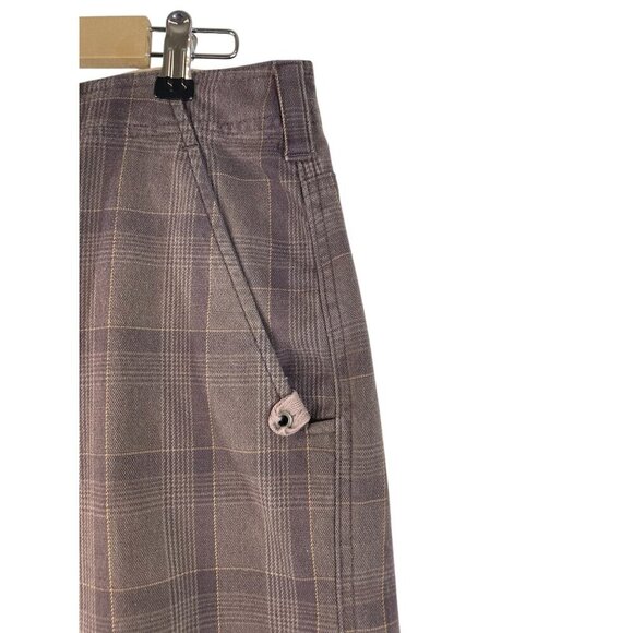 PrAna Mens Plaid Khaki Casual Shorts Size 34 - Picture 2 of 11